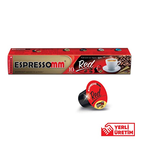 Picture of Espressomm Red Nespresso Compatible Coffee Capsul - Pbt